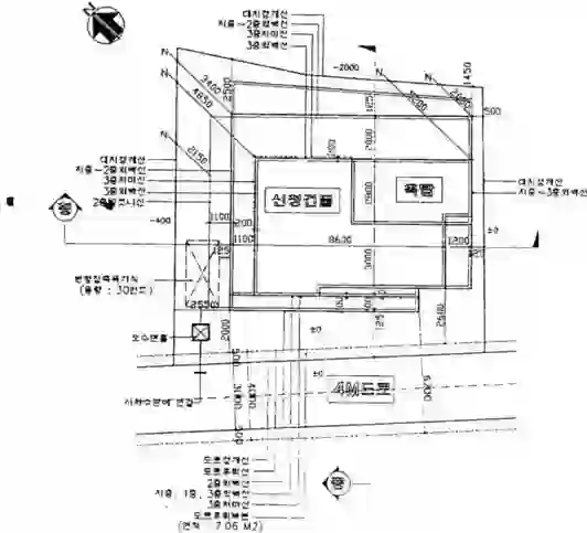 신림동 1623-6 배치도 이미지